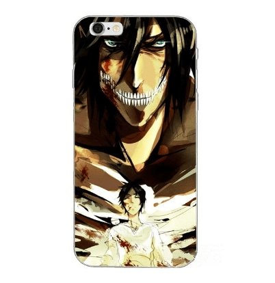 Coque Attaque des Titans Huawei Titan Assaillant & Eren