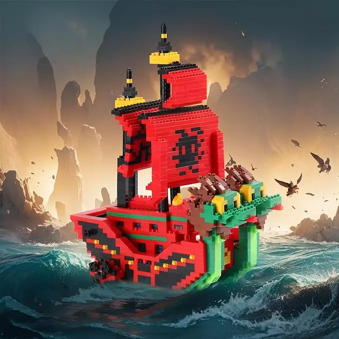 NanoBlock One Piece  Bâteau des Kujas – Image 3