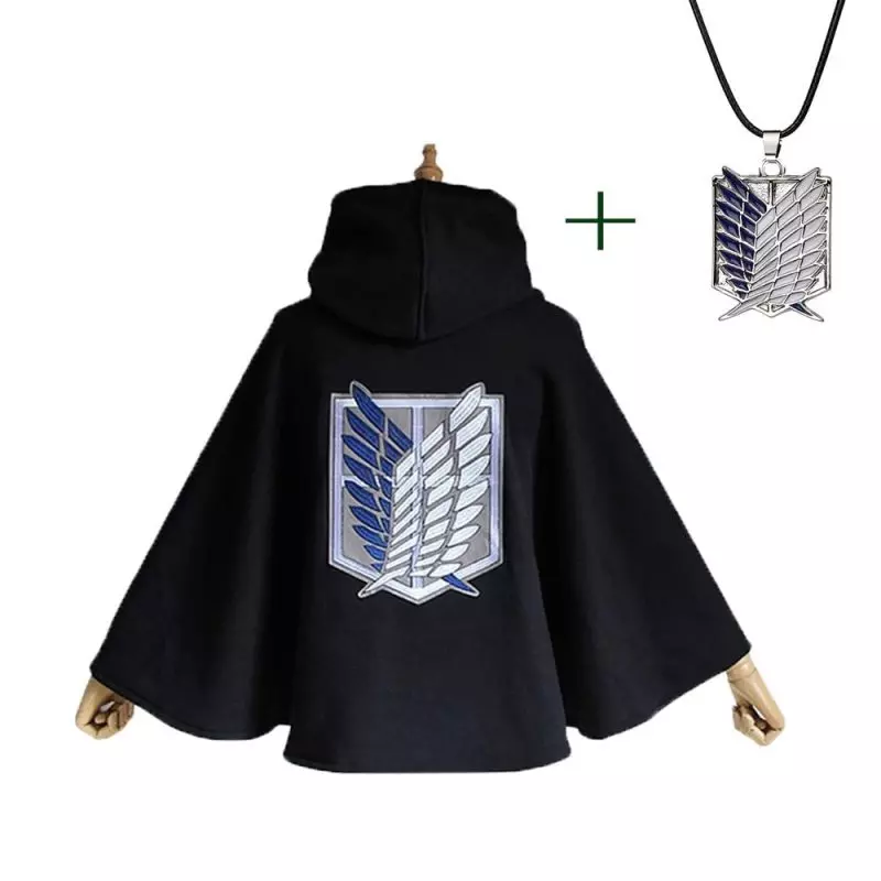 Cape attaque des titans enfant noire