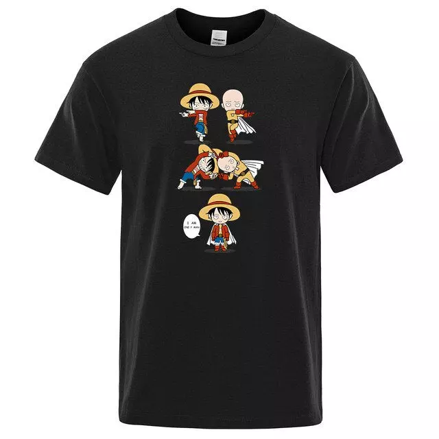 T-Shirt One Piece Fusion Luffy et Goku