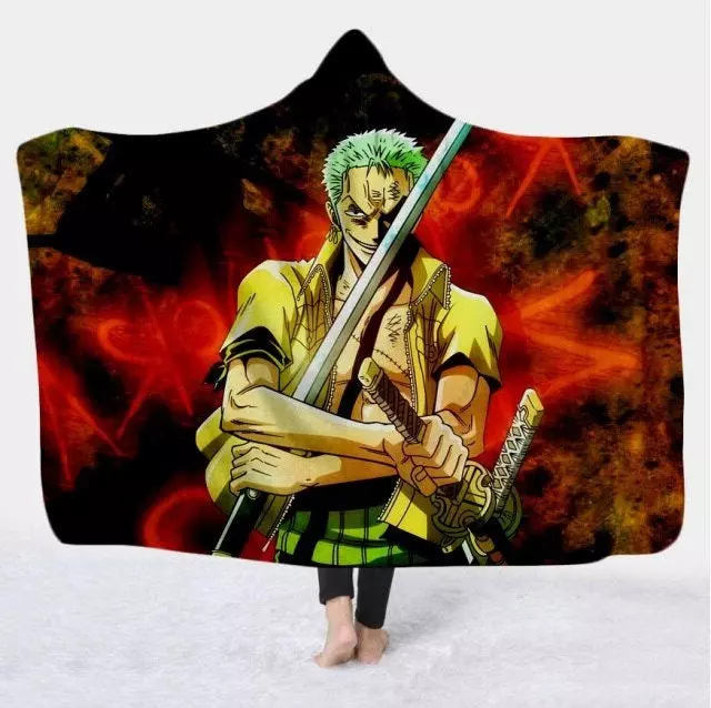 Plaid A Capuche One Piece Roronoa Zoro