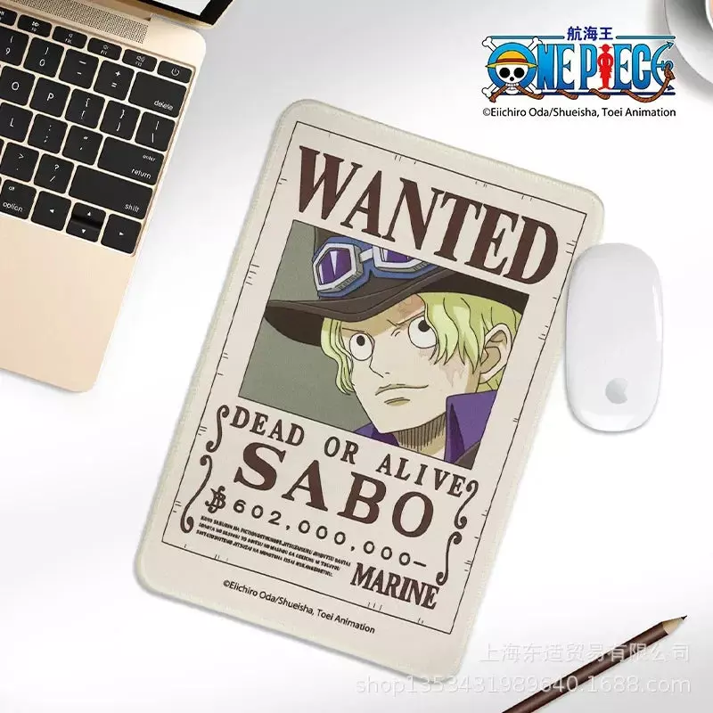 Tapis de Souris One Piece Sabo Wanted