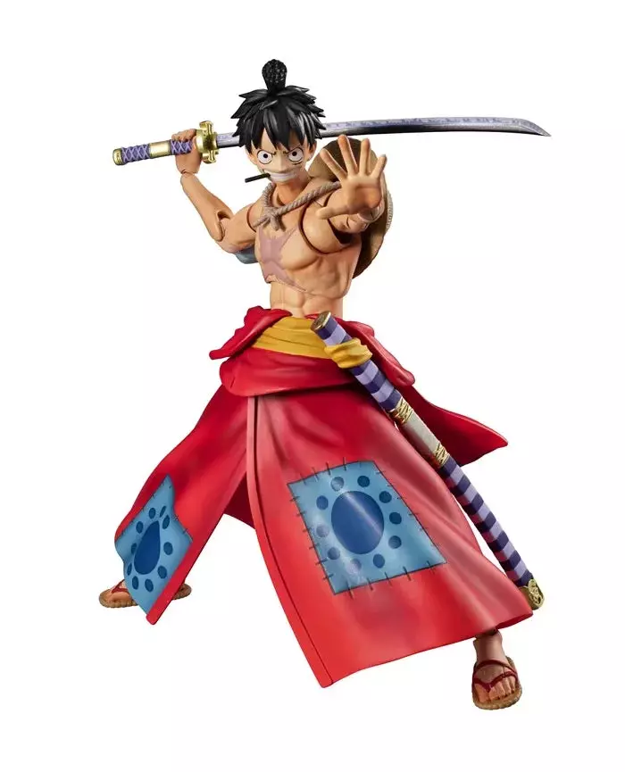 Figurine One Piece Luffy Wano Articulé – Image 5