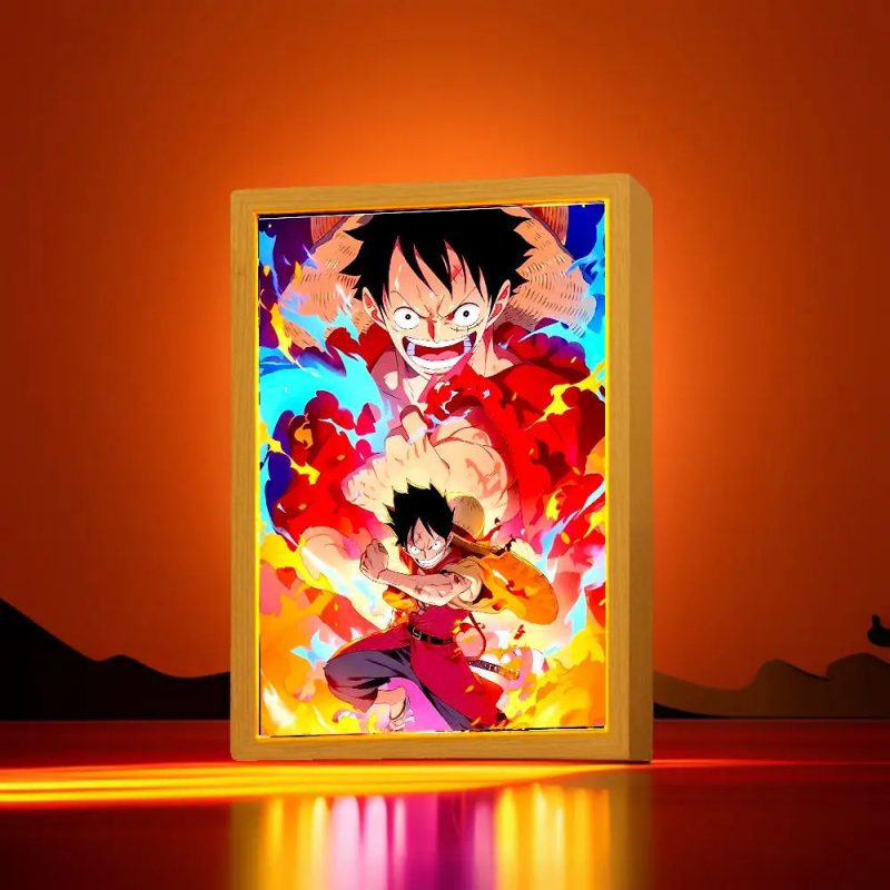 Lampe Cadre One Piece Luffy Chapeau