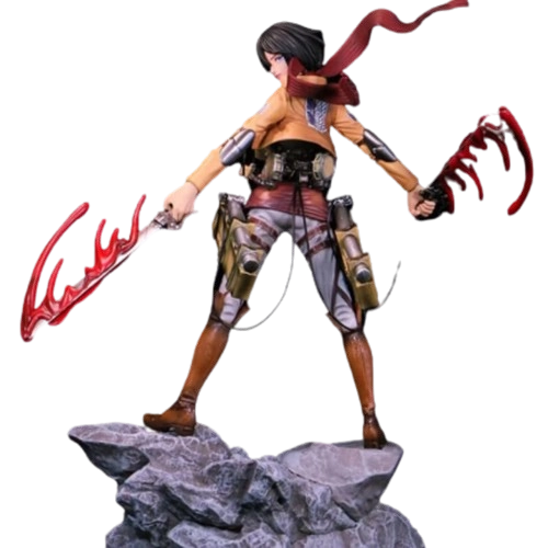 Figurine Mikasa Lame Rouge