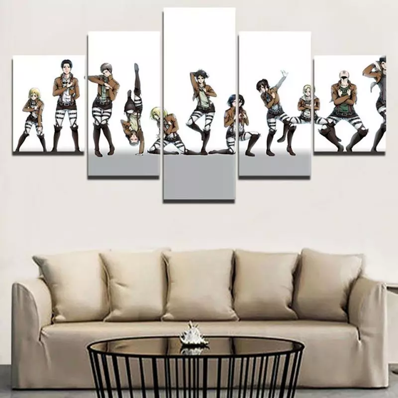 Tableau Attaque des Titans