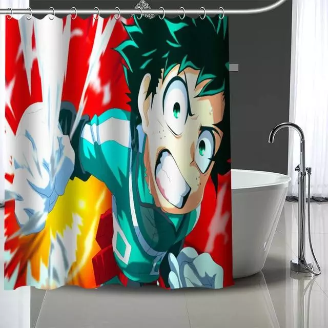 Rideau de Douche My Hero Academia Izuku Smash