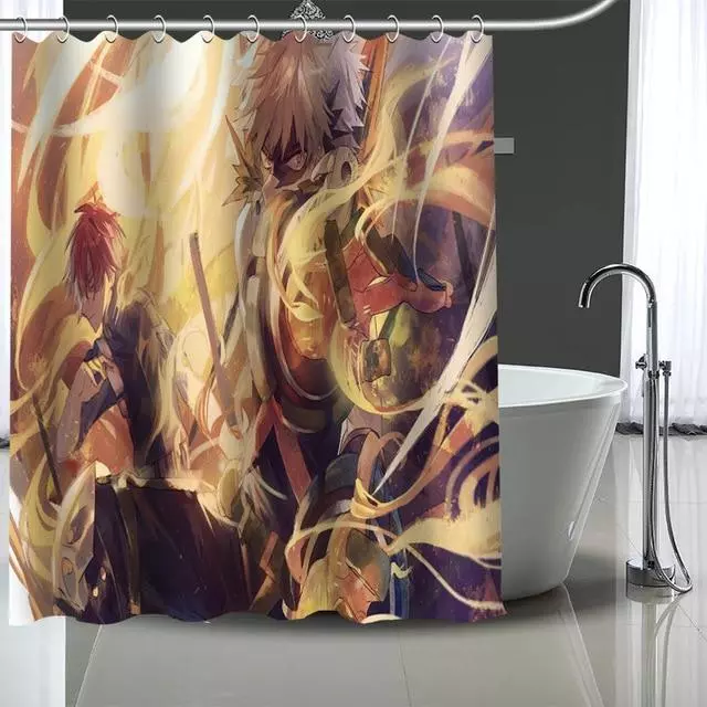 Rideau de Douche MHA Shoto et Katsuki