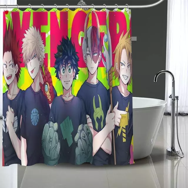 Rideau de Douche My Hero Academia MHA Avengers