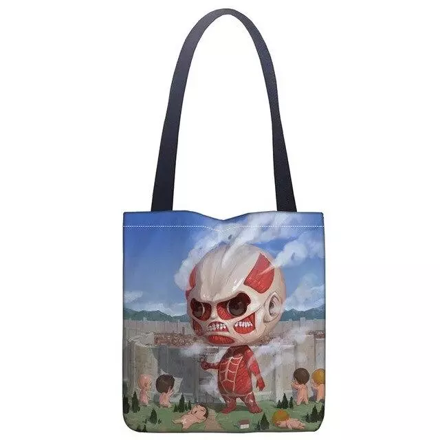 Sac Cabas Attaque des Titans Titan Colossal Chibi