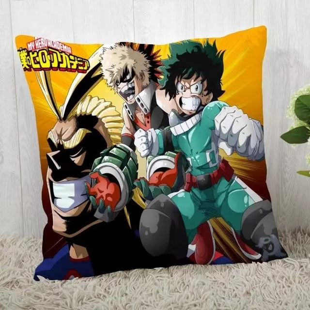 Housse de Coussin Izuku Katsuki & All Might