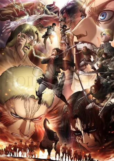 Poster Attaque des Titans  Levi et Eren – Image 4