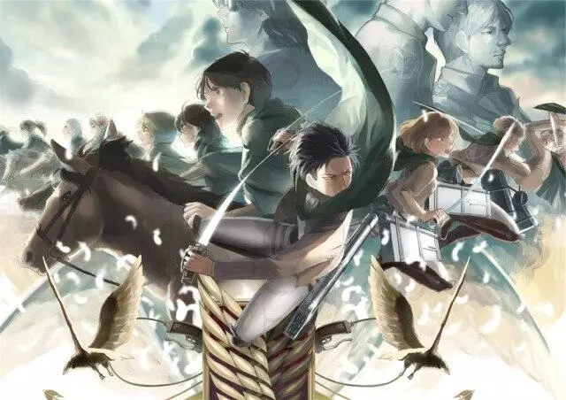Poster Attaque des Titans  Levi et Eren – Image 15