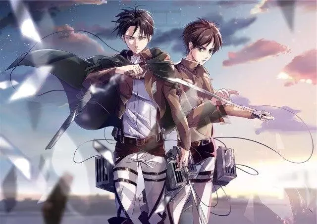 Poster Attaque des Titans  Levi et Eren – Image 26