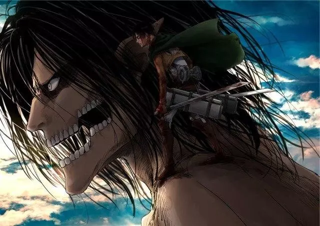 Poster Attaque des Titans  Levi et Eren – Image 13
