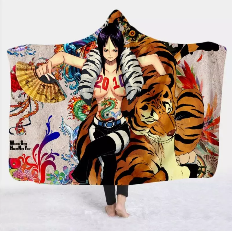 Plaid A Capuche One Piece Nico Robin
