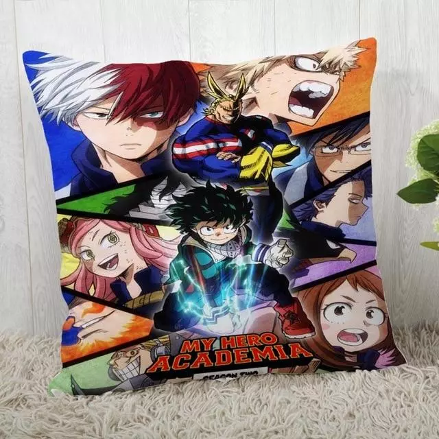 Housse de Coussin MHA Super Héros