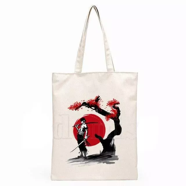 Sac Cabas One Piece Zoro Cerisier