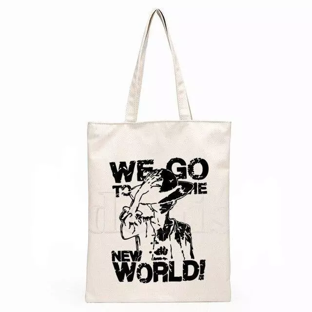 Sac Cabas One Piece We Go To The World