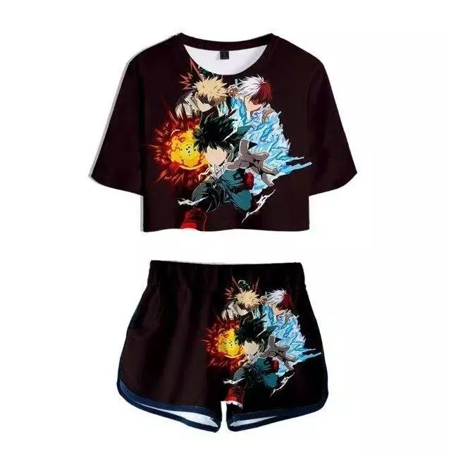 Pyjama My Hero Academia Izuku Shoto & Bakugo