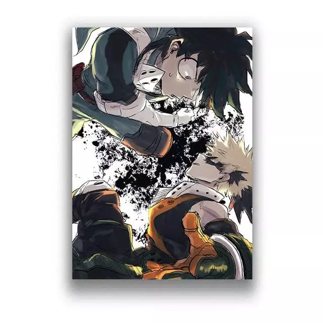 Poster My Hero Academia Izuku vs Katsuki