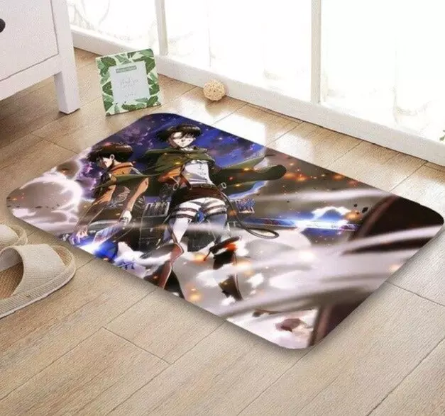 Tapis Attaque des Titans Eren & Livai