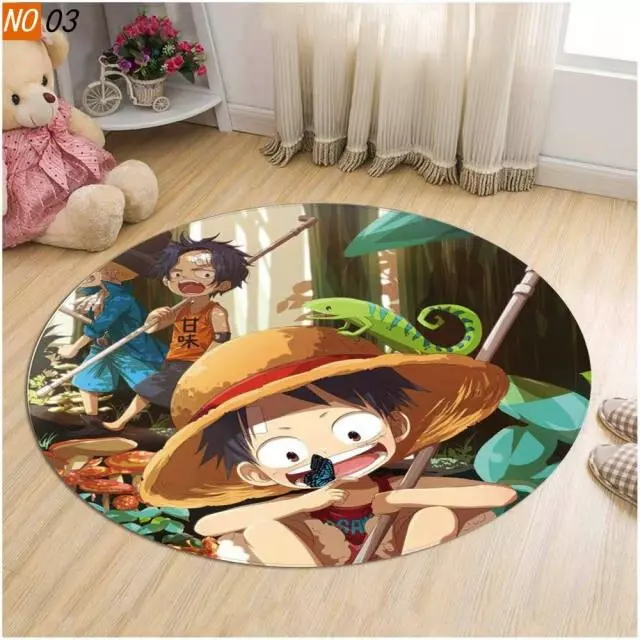 Tapis Rond One Piece 3 Frères Enfant