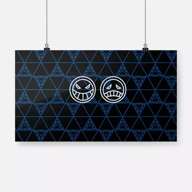 Tableau One Piece Symbole d'Ace