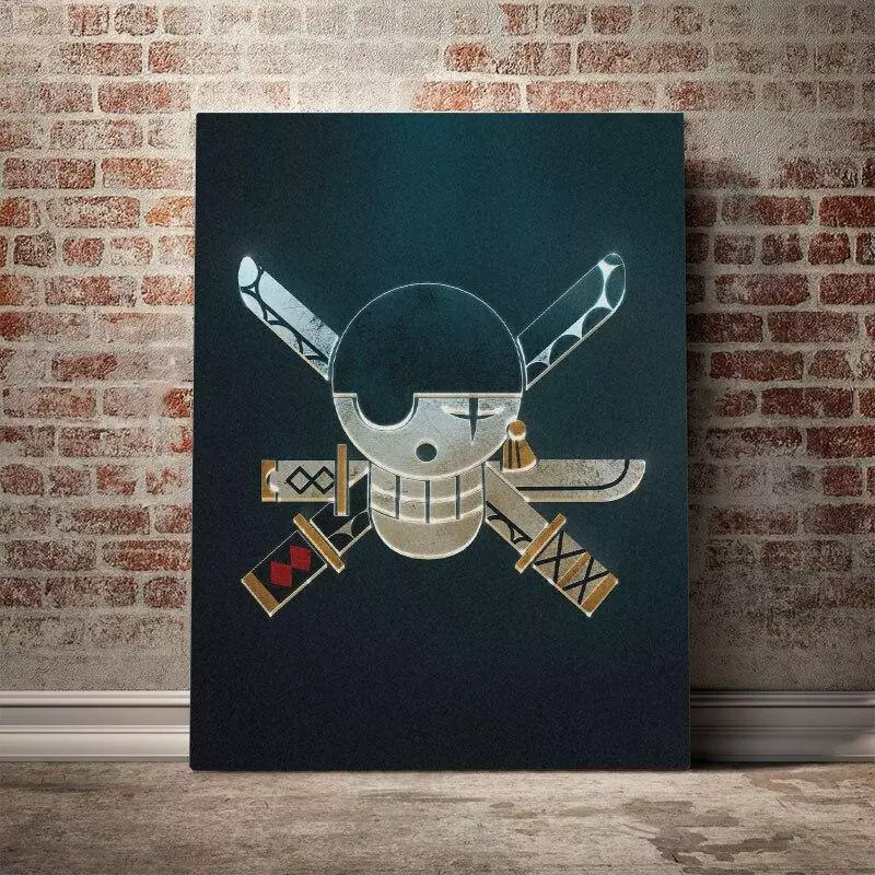 Tableau One Piece Jolly Roger Zoro