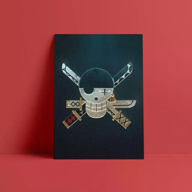 Tableau One Piece Jolly Roger Zoro