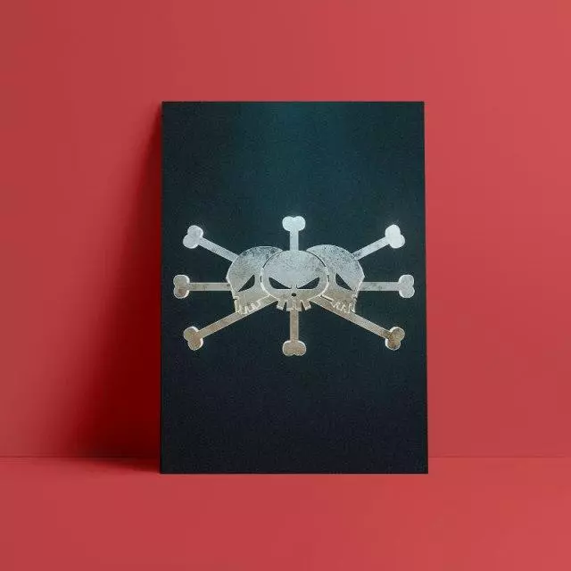 Tableau One Piece   Jolly Roger de Barbe Noire – Image 2