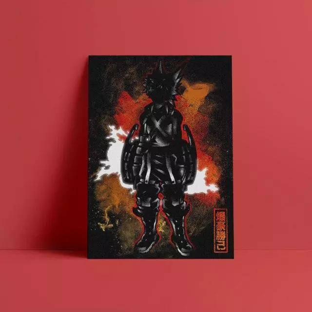 Tableau My Hero Academia Ombre de Katsuki