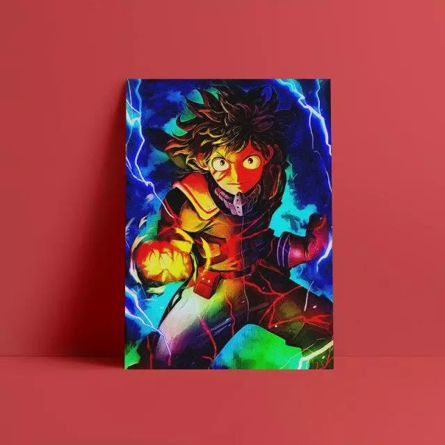 Tableau My Hero Academia Izuku One for All