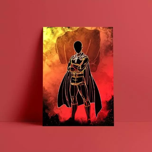 Tableau One Punch Man Saitama Punch