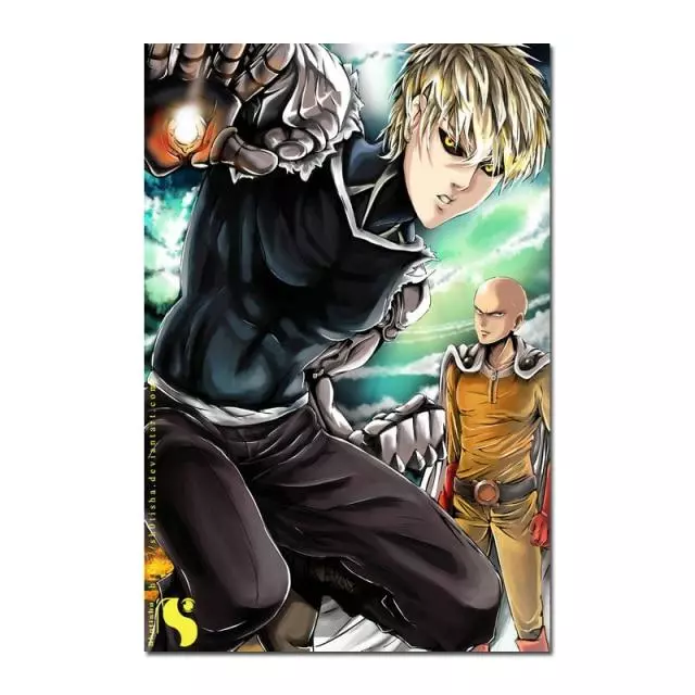 Tableau One Punch Man Maitre et Élève