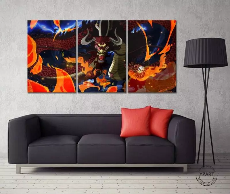 Tableau One Piece Kaido aux Cents Bêtes