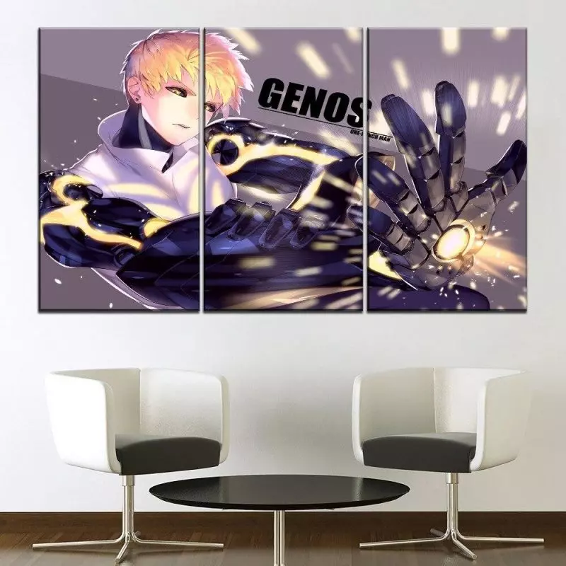 Tableau One Punch Man Genos le Cyborg