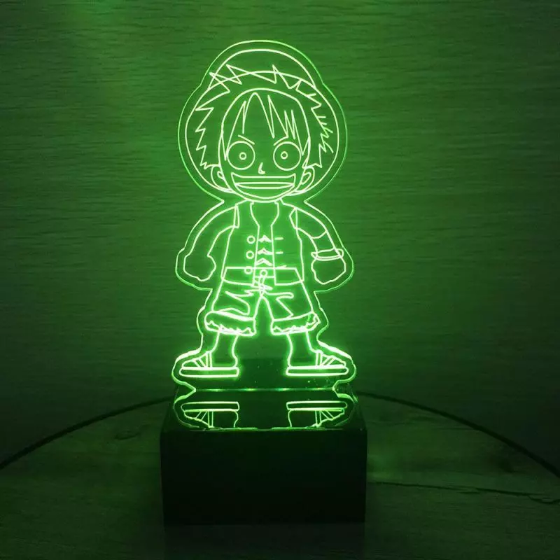 Lampe Acrylique One Piece Luffy