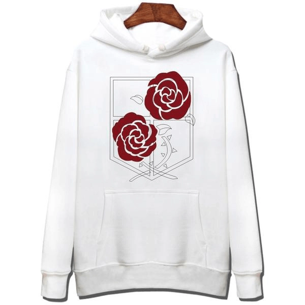 Sweat Attaque des Titans Garnison (blanc)