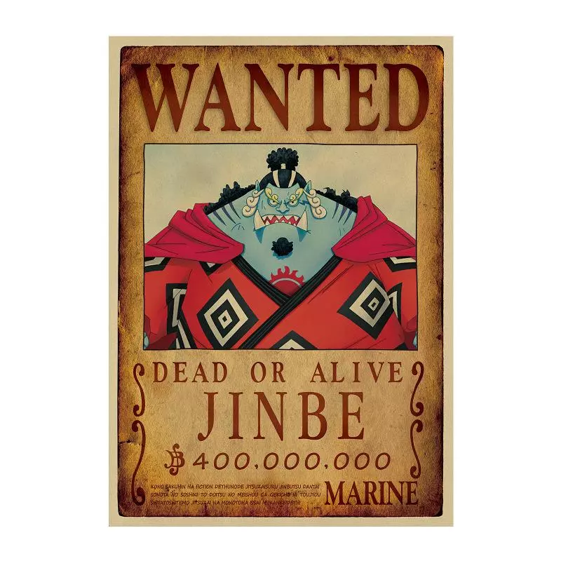 Poster Wanted Jinbe One Piece