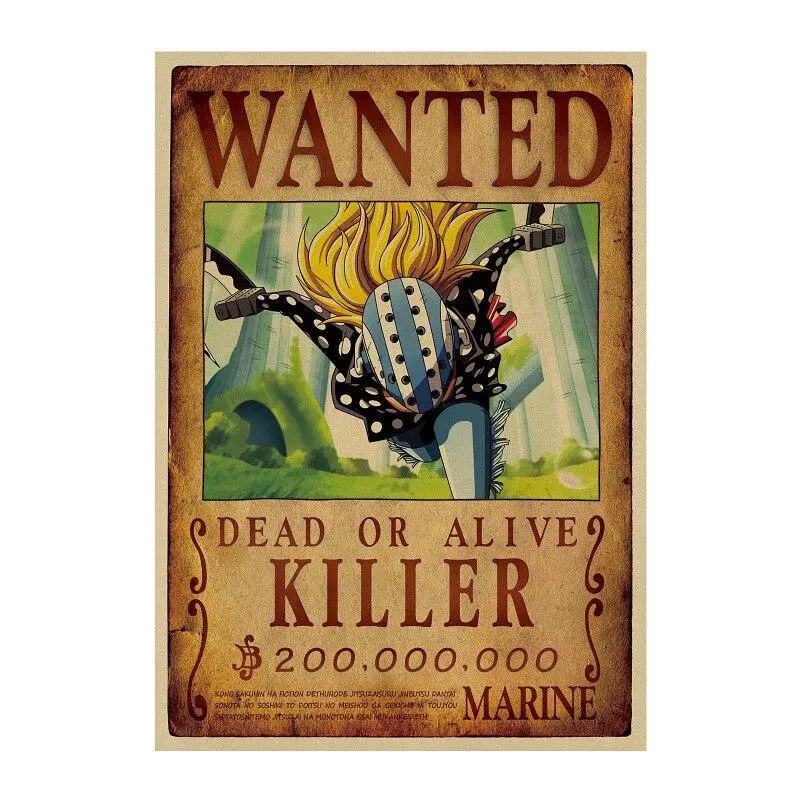 Poster Wanted Killer One Piece