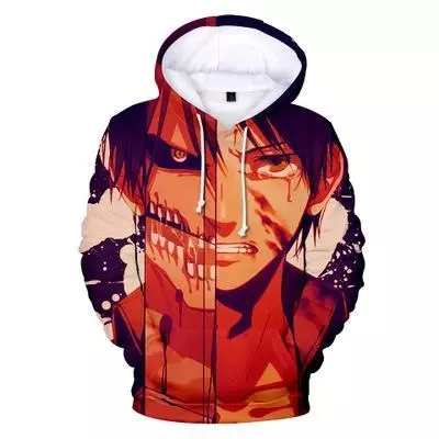 Sweat Attaque des Titans Eren et Titan Assaillant