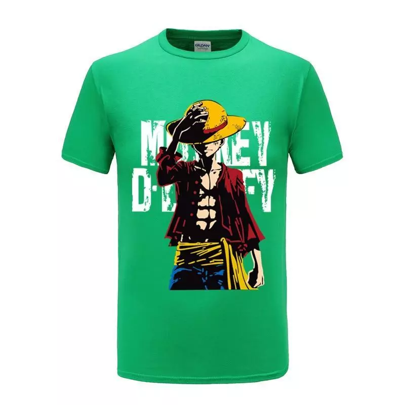 T-Shirt Luffy One Piece Vert