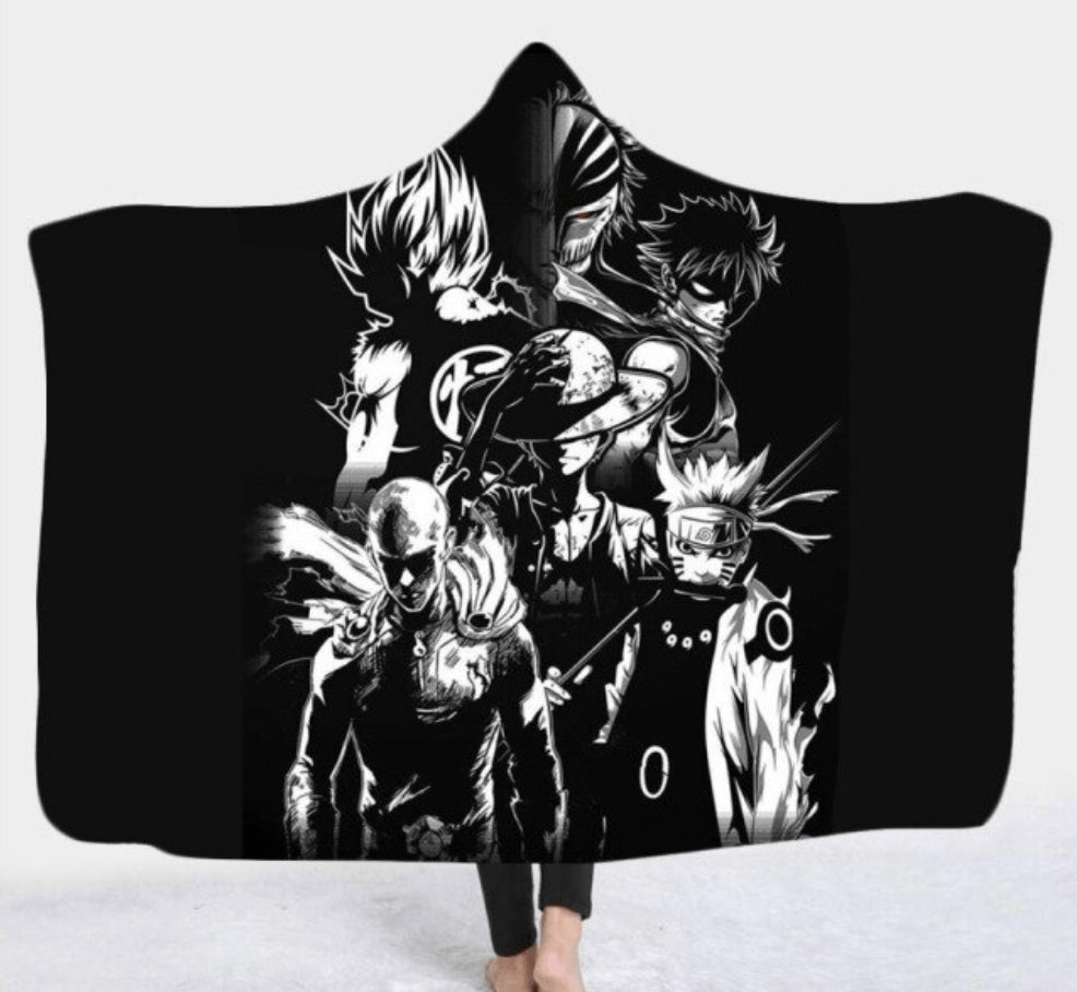 Plaid à Capuche One Punch Man