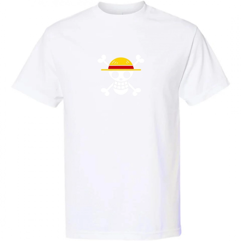 T-Shirt One Piece Emblème Chapeau De Paille – Image 2