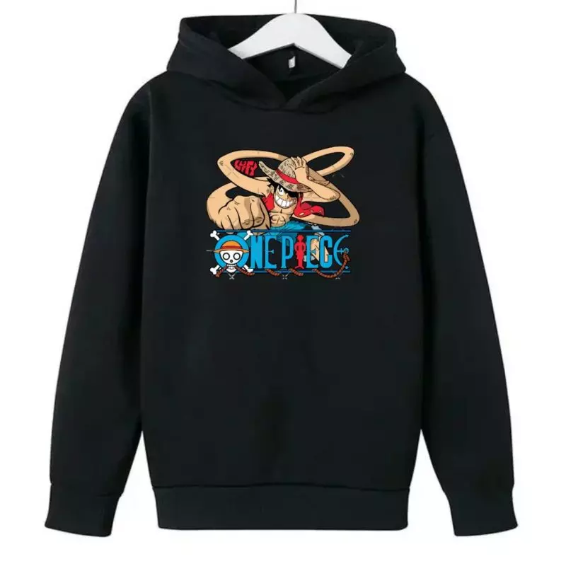 Sweat Enfant One Piece Luffy Poing Etiré