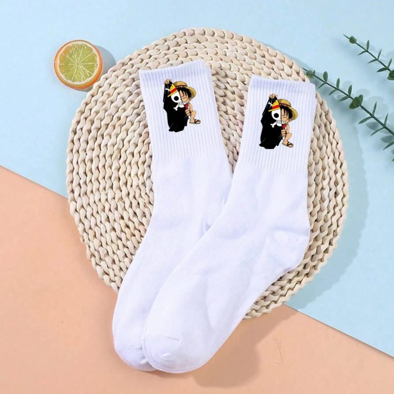 Chaussette One Piece Luffy Drapeau