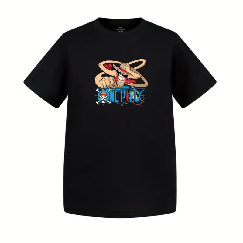T-Shirt Enfant One Piece Luffy Poing Etiré