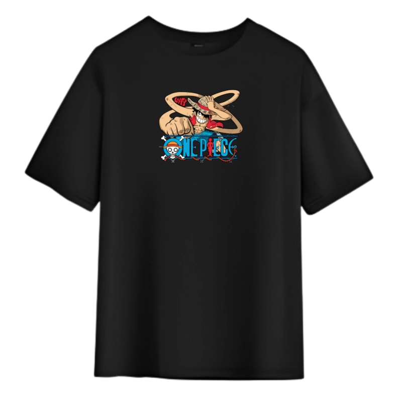 T-Shirt One Piece Luffy Poing Etiré