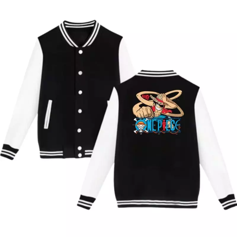 Veste Teddy One Piece Luffy Poing Etiré